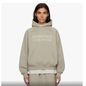 Essentials Gray Raglan Hoodie XS